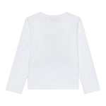 Twinset Shirt Girocollo tinta unita con Logo Bianco per Neonata 252GB2036N BIANCO TWINSET 