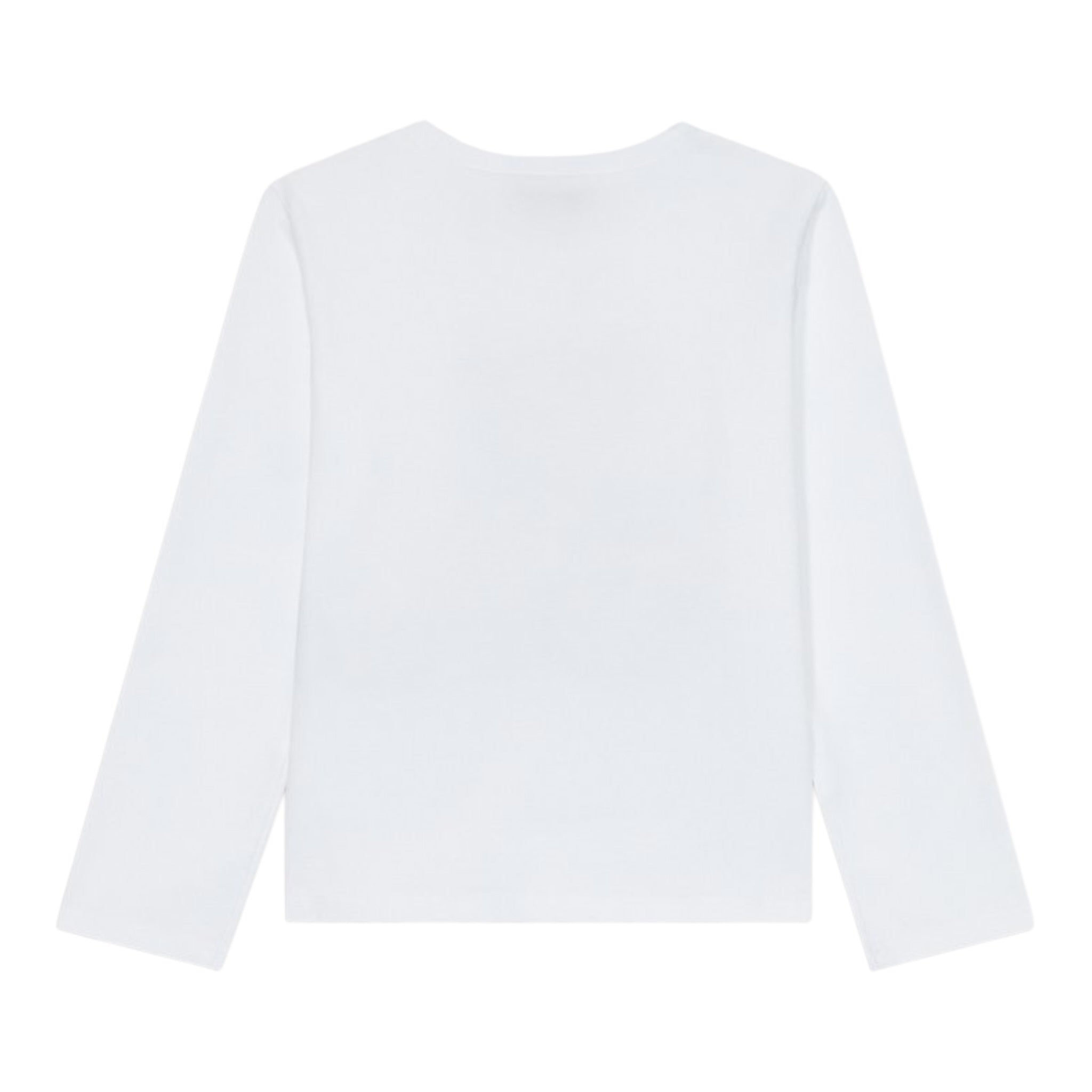 Twinset Shirt Girocollo tinta unita con Logo Bianco per Neonata 252GB2036N BIANCO TWINSET 