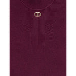 Twinset Maglia Mezzo Collo tinta unita Vinaccia per Neonata 252GB2041N VINACCIA TWINSET 