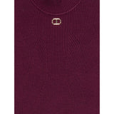 Twinset Maglia Mezzo Collo tinta unita Vinaccia per Neonata 252GB2041N VINACCIA TWINSET 