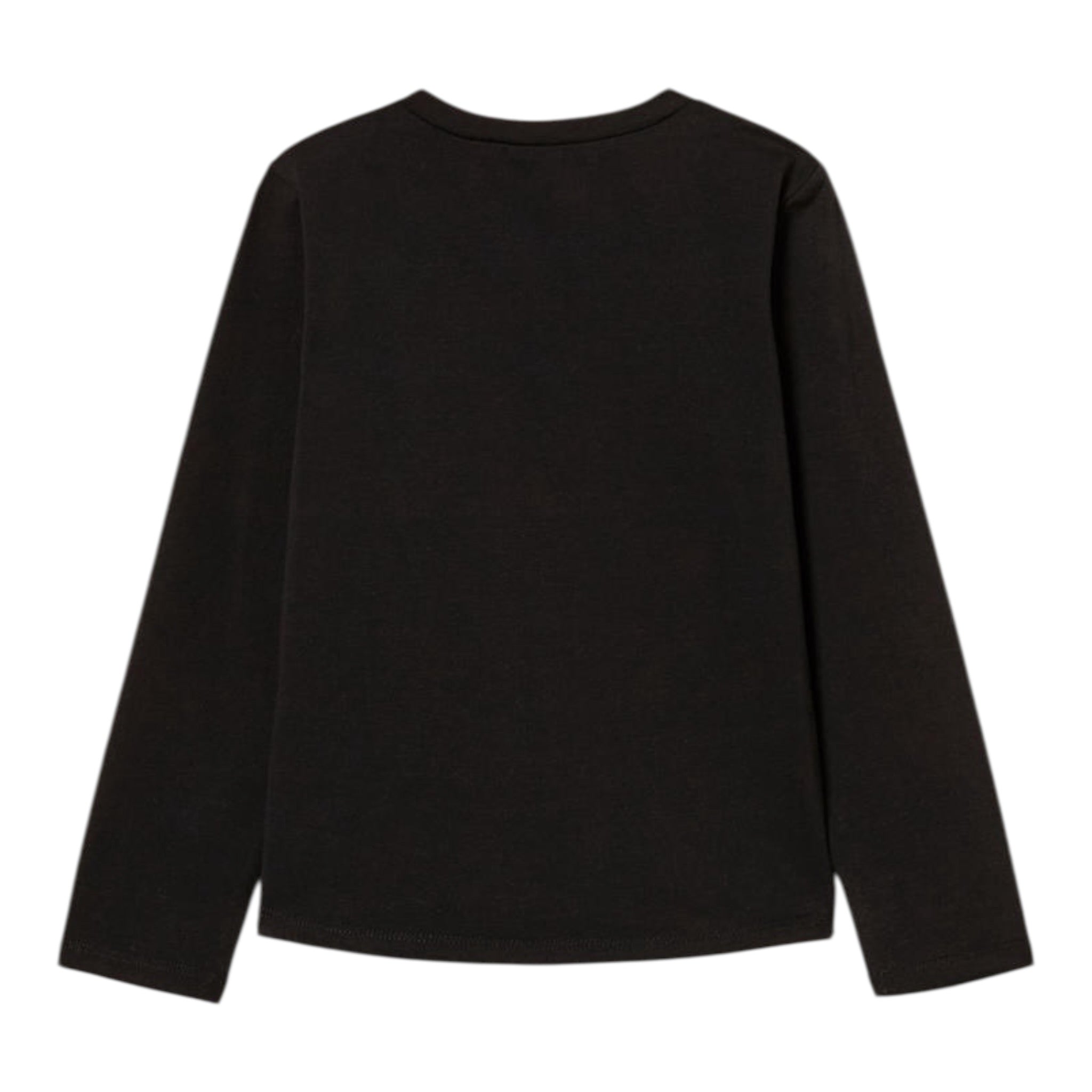 Twinset Shirt tinta unita con Stampa Nero per Bambina 252GB2070 NERO TWINSET 