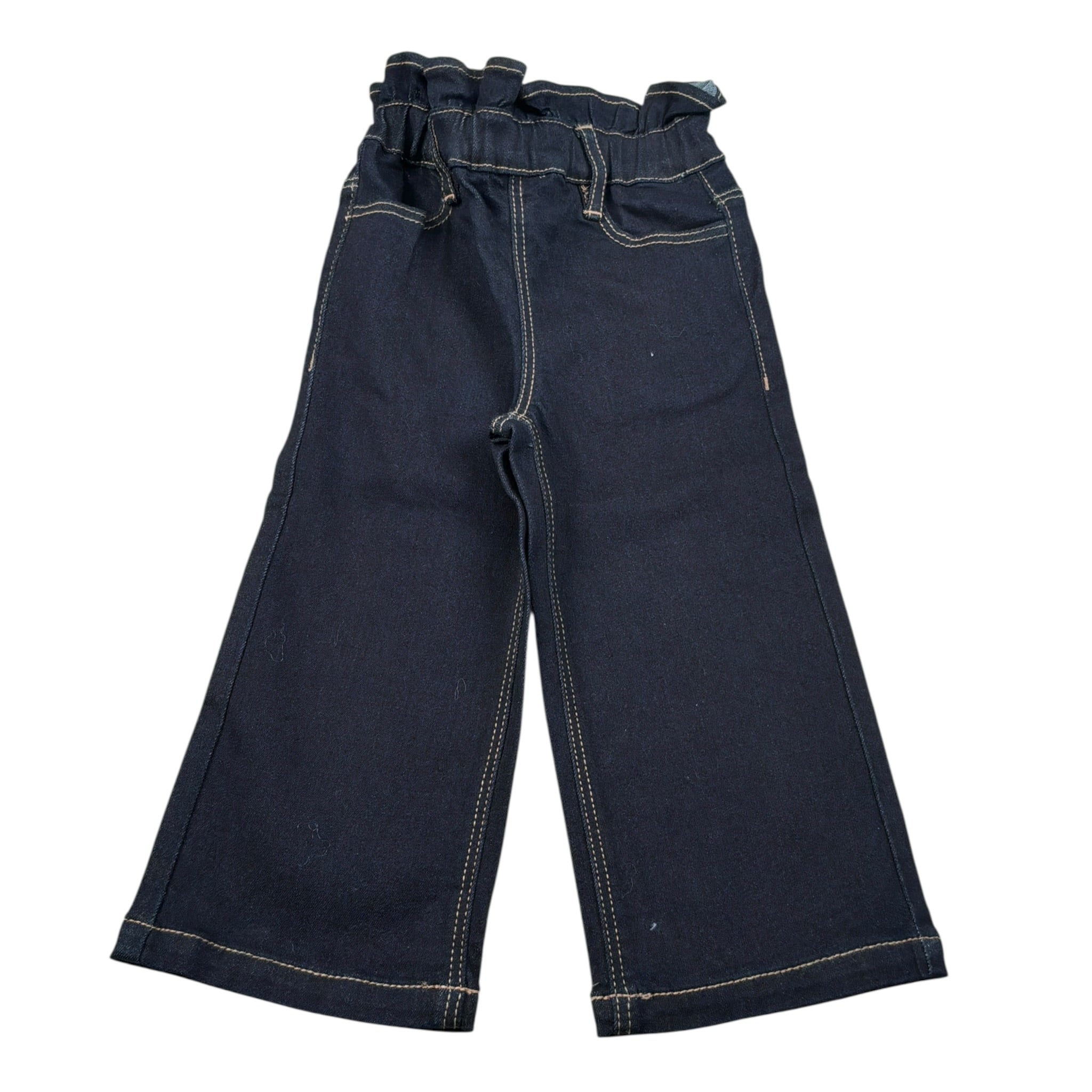 Twinset Jeans tinta unita con Elastico In Vita Blu per Bambina 252GB2230X BLU TWINSET 