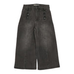Twinset Jeans tinta unita con Bottoni Modello A Palazzo Grigio per Neonata 252GB2250 GRIGIO TWINSET 