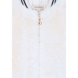 Twinset Giubbino tinta unita con Zip Panna per Neonata 252GB2270 PANNA TWINSET 