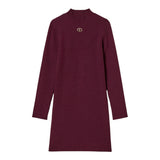 Twinset Abito Manica Lunga tinta unita Vinaccia per Bambina 252GB3010 VINACCIA TWINSET 