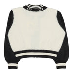 Twinset Cardigan Bicolore Logato Bianco/Nero per Bambina 252GB3020 BIANCO/NERO TWINSET 