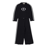 Twinset Completo 2 Pezzi Maglia-Pantalone tinta unita Nero per Neonata 252GB302AN NERO TWINSET 