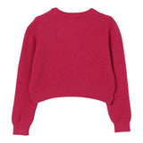 Twinset Maglia tinta unita con Stampa Fuxia per Bambina 252GB3040 FUXIA TWINSET 