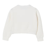 Twinset Maglia tinta unita con Stampa Bianco per Bambina 252GB3040X BIANCO TWINSET 