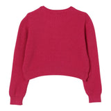 Twinset Maglia tinta unita con Stampa Fuxia per Bambina 252GB3040X FUXIA TWINSET 