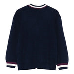 Twinset Cardigan tinta unita con Profili In Contrasto Blu per Bambina 252GB3060JX BLU TWINSET 