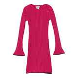 Twinset Abito Manica Lunga tinta unita Fuxia per Bambina 252GB3082 FUXIA TWINSET 