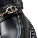 Twinset Mocassini tinta unita con Logo Nero per Bambina 252GCJ034 NERO TWINSET 