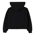 Twinset Felpa tinta unita con Cappuccio Nero per Bambina 252GJ2010 NERO TWINSET 