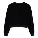 Twinset Felpa tinta unita In Velluto Nero per Bambina 252GJ2033 NERO TWINSET 