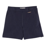 Twinset Short tinta unita con Fantasia A Righe Blu per Bambina 252GJ2041X BLU TWINSET 