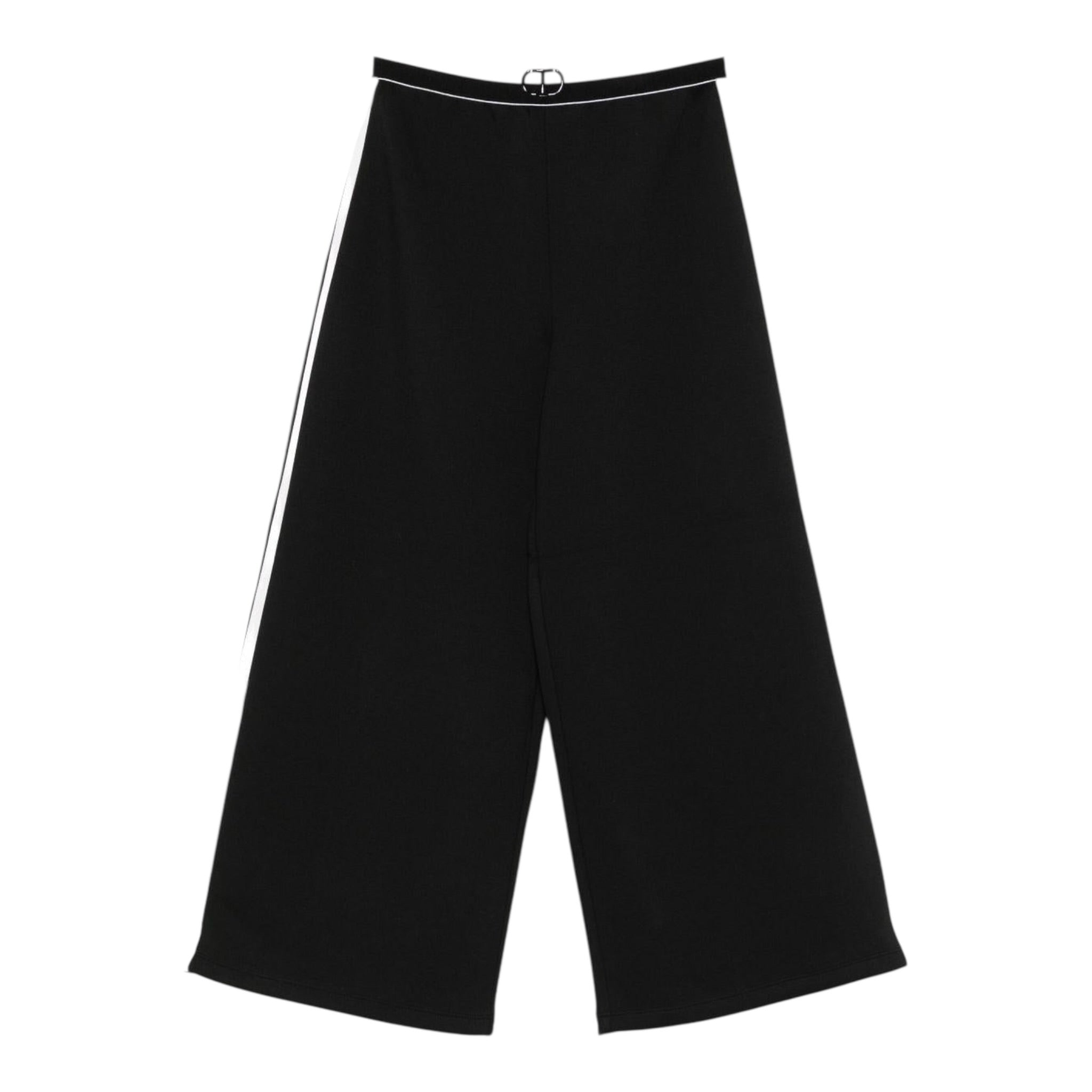 Twinset Pantalone tinta unita con Profili In Contrasto Nero per Bambina 252GJ2058 NERO TWINSET 