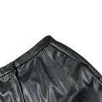 Twinset Short In Ecopelle tinta unita Nero per Bambina 252GJ2093X NERO TWINSET 