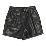 Twinset Short In Ecopelle tinta unita Nero per Bambina 252GJ2093XX NERO TWINSET 