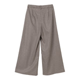 Twinset Pantalone tinta unita con Microfantasia Panna per Bambina 252GJ2104 PANNA TWINSET 