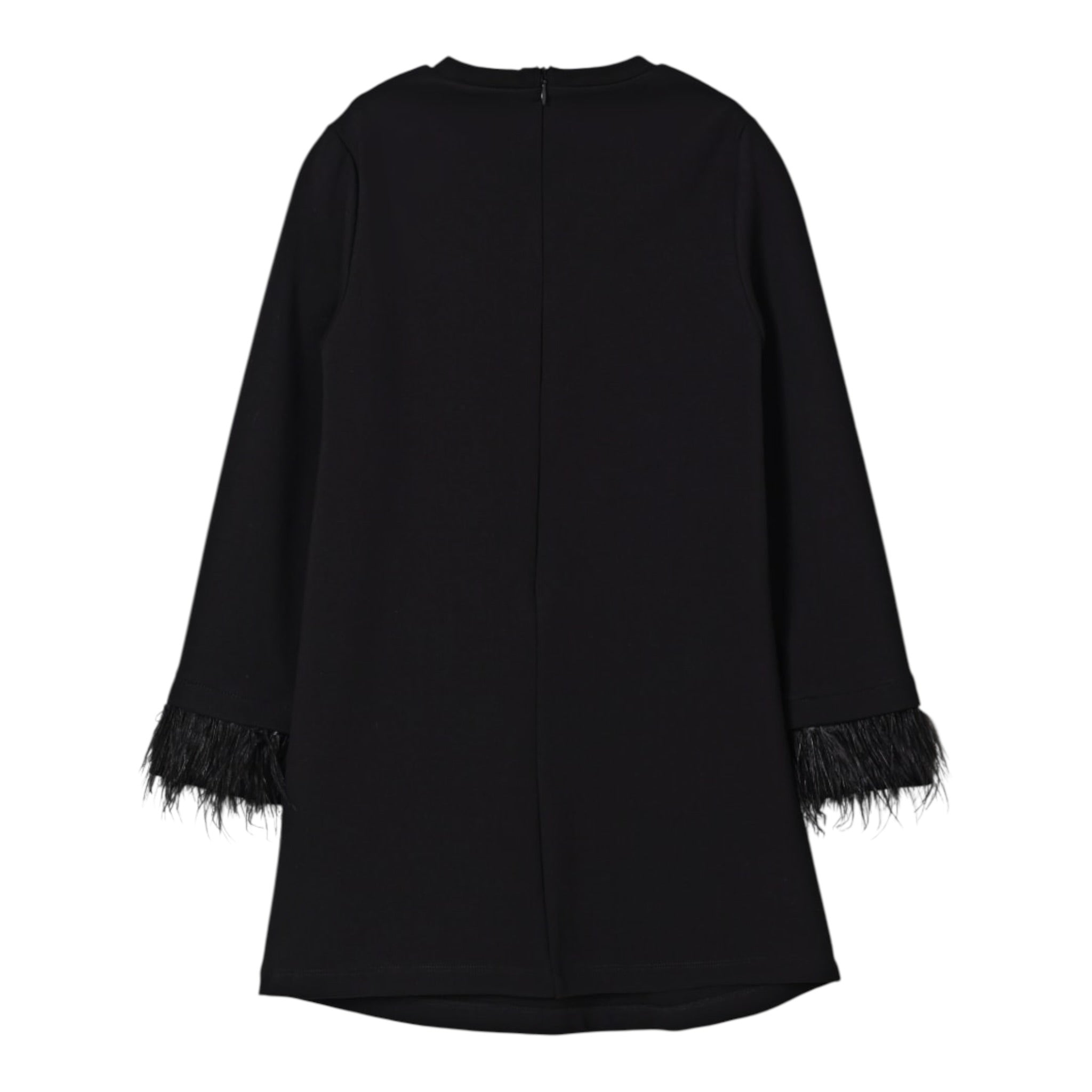 Twinset Abito tinta unita con Polsini Rimovibili Nero per Bambina 252GJ2111XX NERO TWINSET 