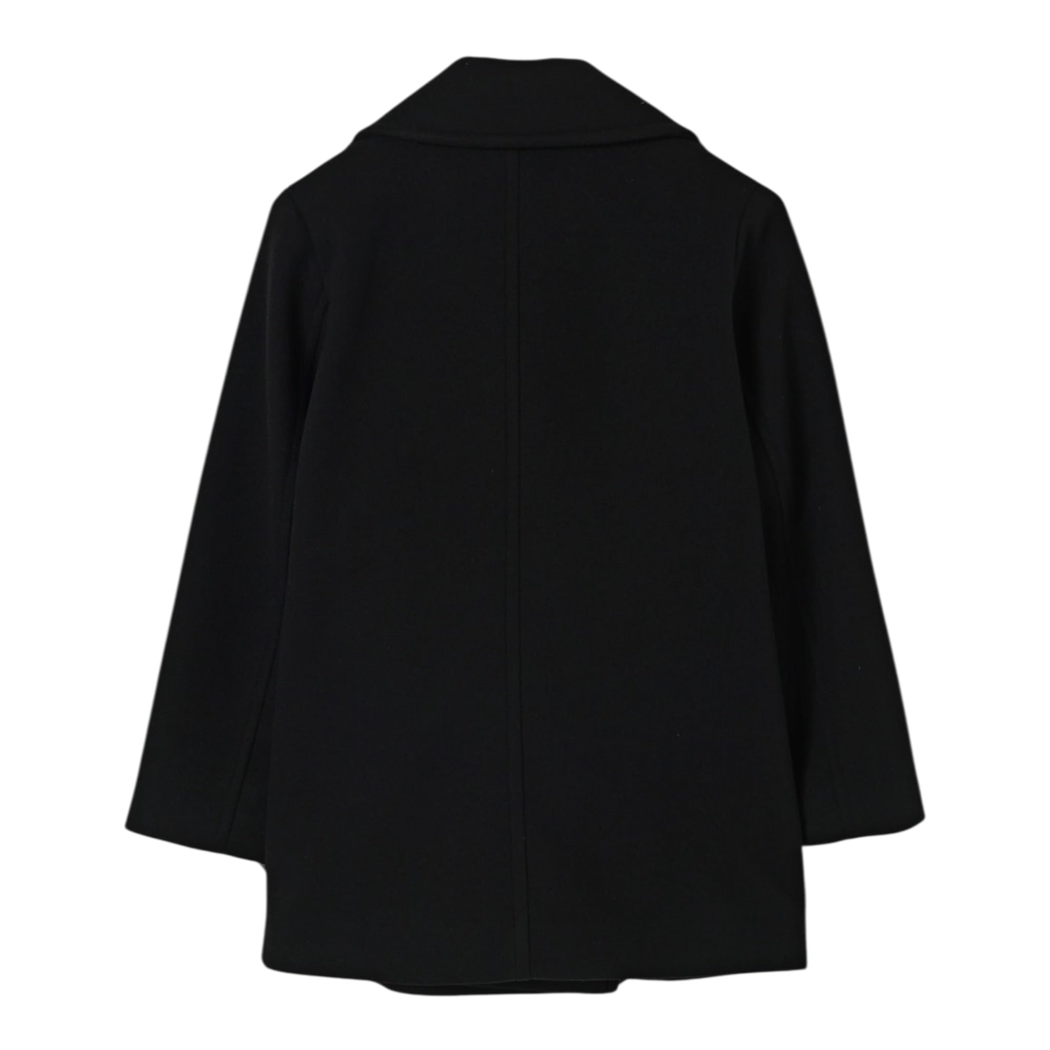 Twinset Cappotto tinta unita Doppiopetto Nero per Bambina 252GJ2142 NERO TWINSET 