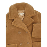 Twinset Cappotto tinta unita Doppiopetto Cammello per Bambina 252GJ2180 CAMMELLO TWINSET 