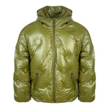 Twinset Giubbino tinta unita con Zip E Cappuccio Verde per Bambina 252GJ2200 VERDE TWINSET 