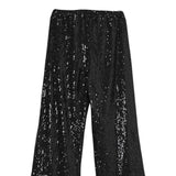Twinset Pantalone tinta unita con Paillettes Nero per Bambina 252GJ2232X NERO TWINSET 