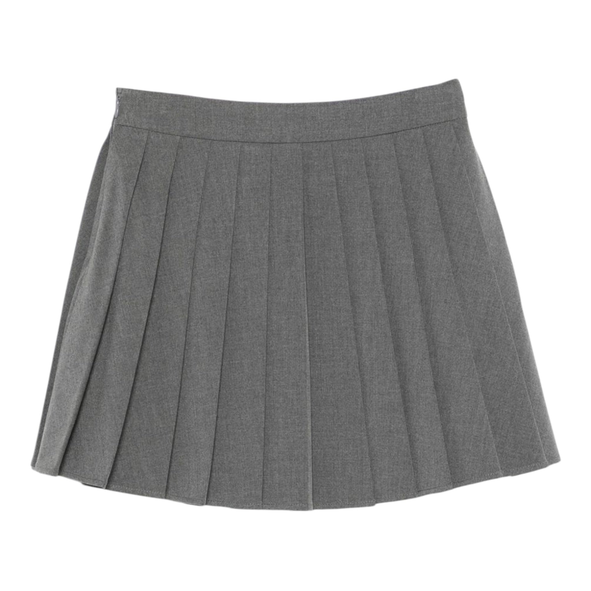 Twinset Gonna tinta unita con Logo Grigio per Bambina 252GJ2271X GRIGIO TWINSET 