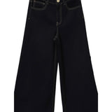 Twinset Jeans tinta unita Modello A Palazzo Blu per Bambina 252GJ2280 BLU TWINSET 