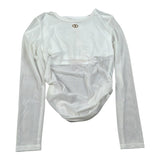 Twinset Camicia Manica Lunga con Top Bianco per Bambina 252GJ2311 BIANCO TWINSET 