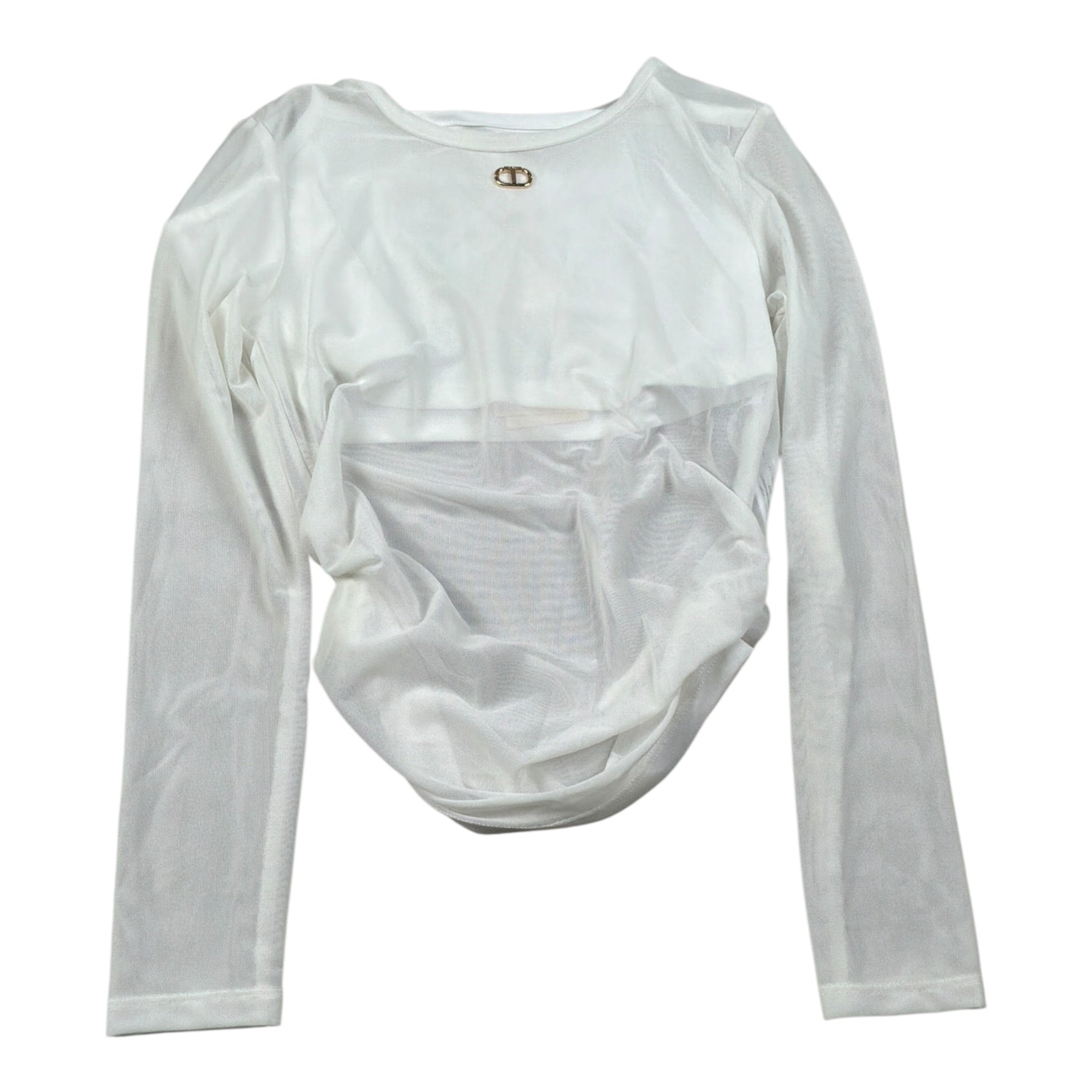 Twinset Camicia Manica Lunga con Top Bianco per Bambina 252GJ2311 BIANCO TWINSET 