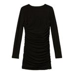 Twinset Abito Manica Lunga tinta unita Nero per Bambina 252GJ2312X NERO TWINSET 
