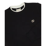Twinset Maglia tinta unita Girocollo Nero per Bambina 252GJ3011 NERO TWINSET 