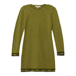 Twinset Abito Manica Lunga tinta unita con Logo Verde per Bambina 252GJ3014XX VERDE TWINSET 