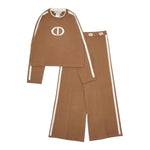 Twinset Completo 2Pz Maglia-Pantalone tinta unita Cammello per Bambina 252GJ301AXX CAMMELLO TWINSET 
