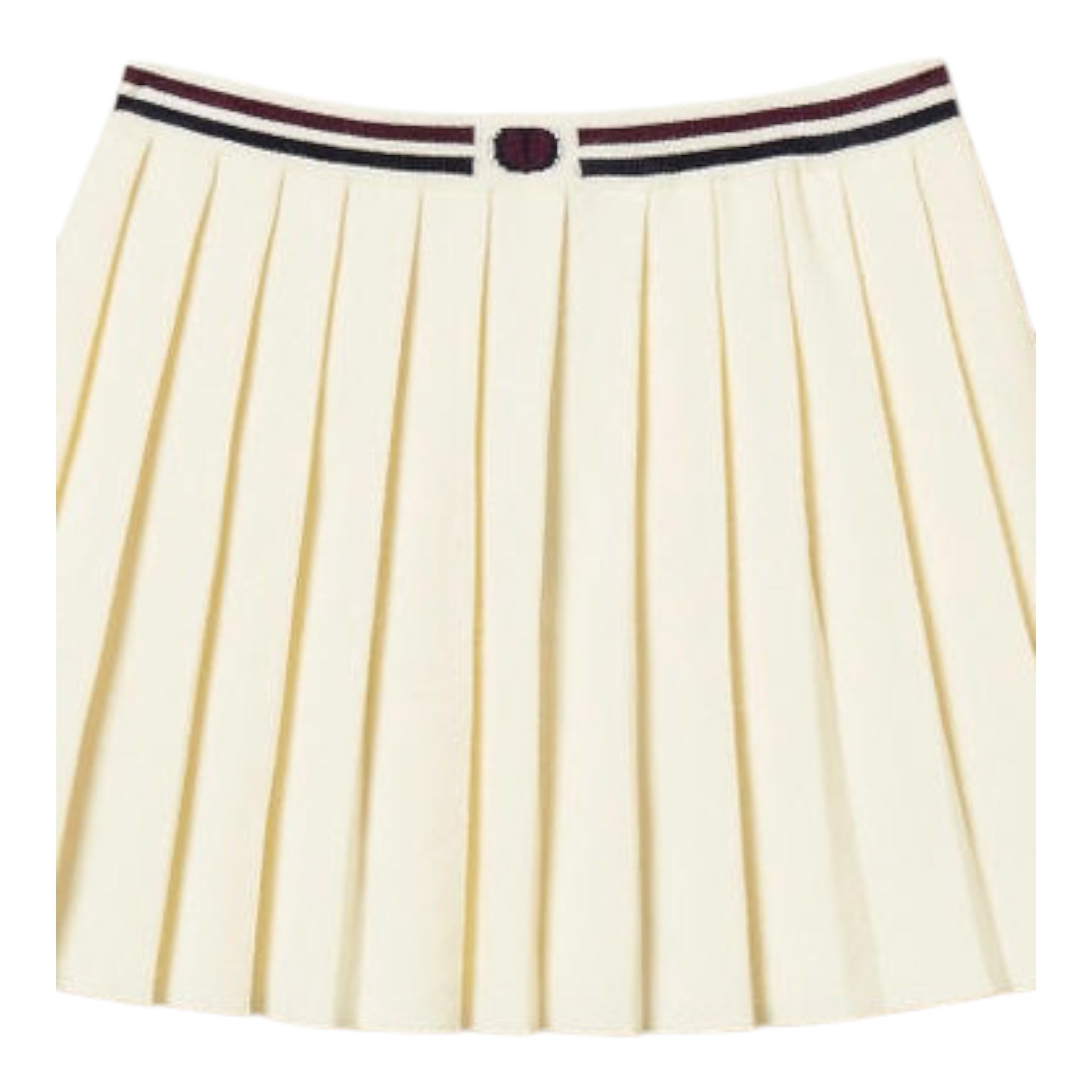 Twinset Gonna tinta unita con Logo Panna per Bambina 252GJ3034X PANNA TWINSET 