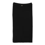 Twinset Gonna tinta unita A Costine Nero per Bambina 252GJ3041X NERO TWINSET 