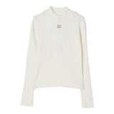 Twinset Maglia Mezzo Collo tinta unita Bianco per Bambina 252GJ3042 BIANCO TWINSET 