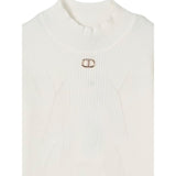 Twinset Maglia Mezzo Collo tinta unita Bianco per Bambina 252GJ3042 BIANCO TWINSET 
