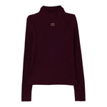 Twinset Maglia Mezzo Collo tinta unita Vinaccio per Bambina 252GJ3042 VINACCIO TWINSET 