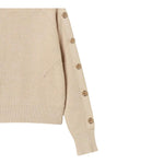 Twinset Maglia tinta unita Mezzo Collo Beige per Bambina 252GJ3061X BEIGE TWINSET 
