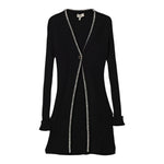 Twinset Cardigan tinta unita Lungo Nero per Bambina 252GJ3090 NERO TWINSET 