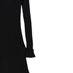 Twinset Cardigan tinta unita Lungo Nero per Bambina 252GJ3090X NERO TWINSET 