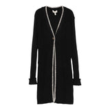 Twinset Cardigan tinta unita Lungo Nero per Bambina 252GJ3090XX NERO TWINSET 