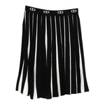 Twinset Gonna Bicolore con Plisset Nero/Bianco per Bambina 252GJ3100 NERO/BIANCO TWINSET 