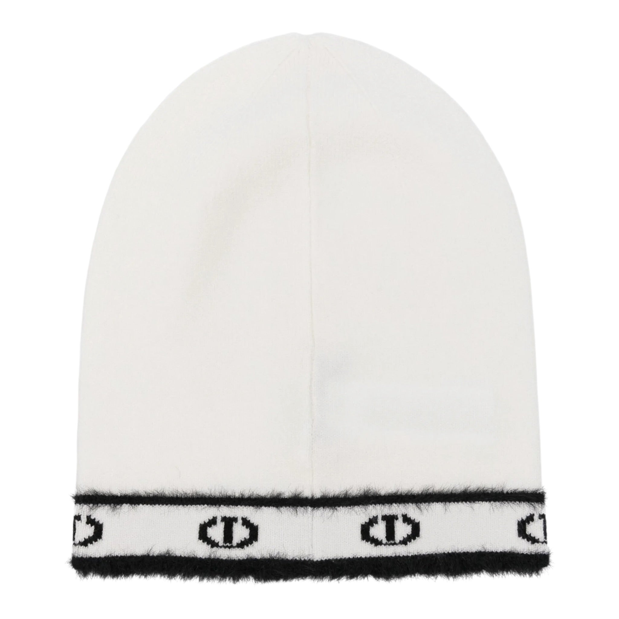 Twinset Cappello tinta unita con Stampa Panna per Bambina 252GJ501HXX PANNA TWINSET 