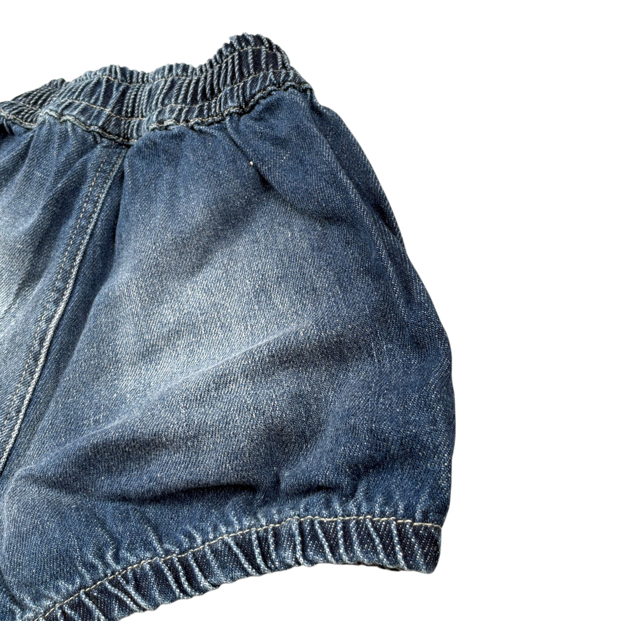 U+È Short tinta unita In Denim Blu per Bambina UE1911J BLU U+è 
