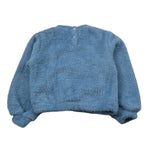 U+È Maglia Girocollo tinta unita con Perle Azzurro per Bambina UE1941 AZZURRO U+è 